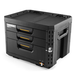 Toughbuilt Caja de Herramientas StackTech Modular XL con 3 Cajones de Acceso Rápido, Capacidad 113 kg, Dimensiones 53x40.5x39.5 cm, Apilable y Bloqueo con Candado