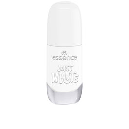 Essence Gel Nail Polish Esmalte de Uñas de Gel #33-Just White, Blanco, 8 ml, Acabado Brillante Duradero Sin Necesidad de Lámpara UV