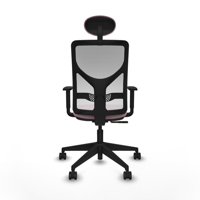 PIQUERAS Y CRESPO Silla de oficina Motilla Rosa y Blanco PIQUERAS Y CRESPO Silla de oficina Motilla Rosa y Blanco
