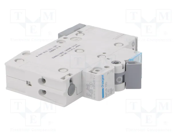Hager MCS110 Interruptor magnetotérmico 1 polo 6kA C-10A Quick Connect 1M