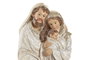 DKD Home Decor Nacimiento de Resina Burrito Brillante