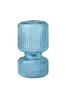 DKD Home Decor Set de 6 Jarrones de Cristal Surtidos en Verde, Azul y Rosa