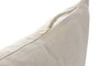 DKD Home Decor Cojín Bordado Algodón y Poliéster Beige y Negro 45x8x45 cm
