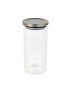 La Mediterranea Tarro Borosilicato con Tapa de Acero 1350 ml (10.8 x 10.8 x 21 cm) (12 Unidades)