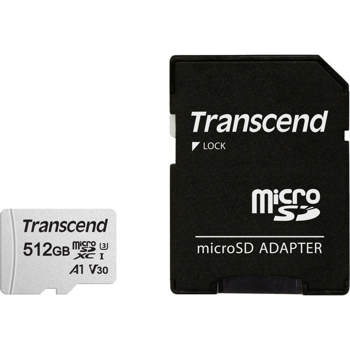Transcend microSDXC 300S-A 512 GB Transcend microSDXC 300S-A 512 GB