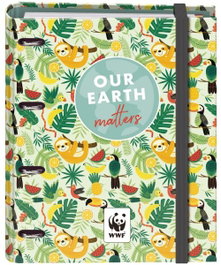 DOHE Carpebloc A4 con 4 anillas de 35 mm y recambio WWF Tropic