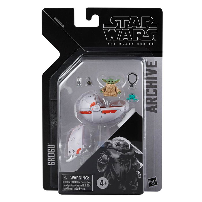 Hasbro Star Wars The Black Series Figura Grogu 15 cm con Coche Flotante y Accesorios G0048