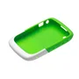 BlackBerry 9300/8500 Funda Premium Verde y Blanco