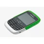 BlackBerry Funda Premium para 9300 y 8500 - Verde y Blanco - Plástico Resistente a Rayones