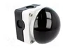 Eaton FAK-S/KC11/I Pulsador de gran tacto 1S+1 Pilz negro/gris