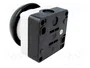 Eaton FAK-S/KC11/I Pulsador de gran tacto 1S+1 Pilz negro/gris