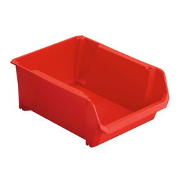 Stanley Open-Front Storage Bin 3 Rojo