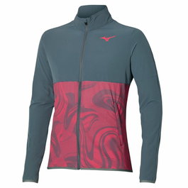 Chaqueta Deportiva para Hombre Mizuno Charge Printed Gris