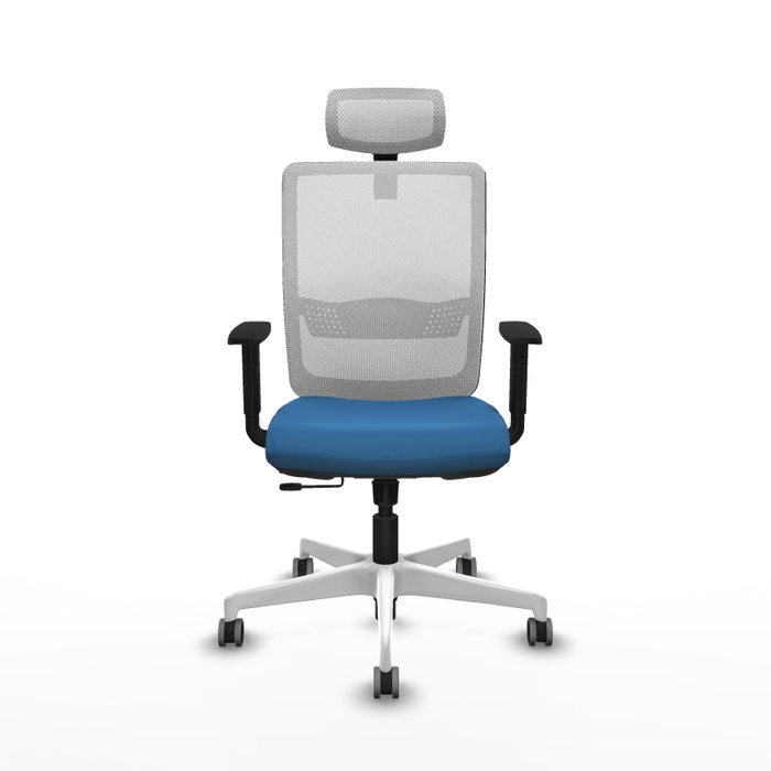 PIQUERAS Y CRESPO Silla de oficina Haches Azul claro y Blanco PIQUERAS Y CRESPO Silla de oficina Haches Azul claro y Blanco