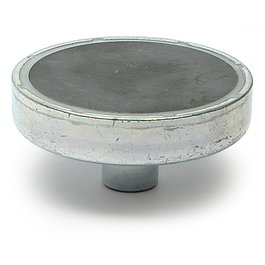 HERRAJES ALK Soporte Magnético Ferrita D63X14 M8 Zincado 35kg Fuerza Sujeción Ideal Muebles