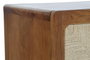 DKD Home Decor Basant Ratan Buffet Marron Oscuro Natural Acacia Ratan 45 x 60 x 165 cm