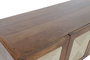 DKD Home Decor Basant Ratan Buffet Marron Oscuro Natural Acacia Ratan 45 x 60 x 165 cm