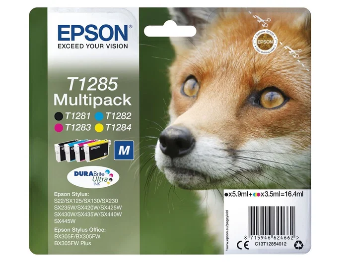 Epson Multipack T1285 DURABrite Ultra 4 Colores