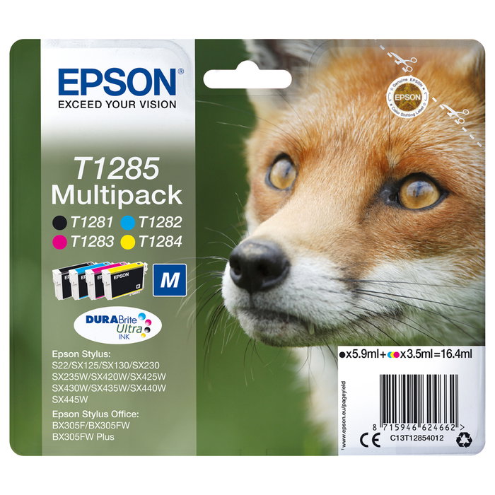 Epson Multipack T1285 DURABrite Ultra 4 Colores