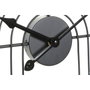 DKD Home Decor Set de 2 Relojes de Pared Metálicos Negro y Dorado