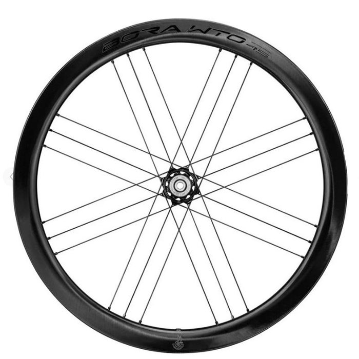 Campagnolo Ruedas de Carbono Carretera 45mm Perfil, 23mm Interior, 24 Radios, Centerlock, Tubeless Ready, 1405gr Campagnolo Ruedas de Carbono Carretera 45mm Perfil, 23mm Interior, 24 Radios, Centerlock, Tubeless Ready, 1405gr