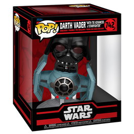 FUNKO Figura POP Rides Deluxe Star Wars Darth Vader with Tie Advanced Starfighter