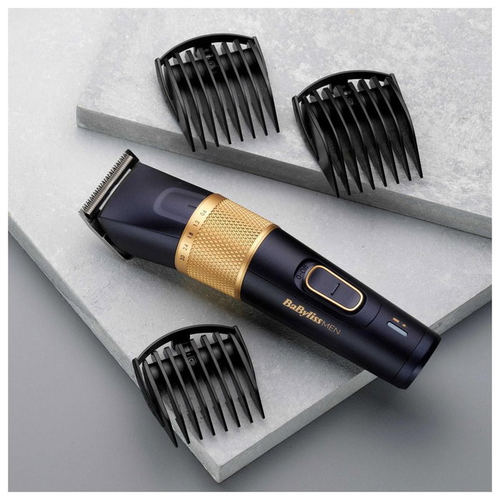 BaByliss Men Hair Clipper Lithium Power 0,6-28mm Black Gold E986E