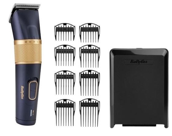 BaByliss Men Hair Clipper Lithium Power 0,6-28mm Black Gold E986E