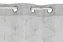 DKD Home Decor Cortina de Poliéster 140x260 con 8 Anillas Gris Claro