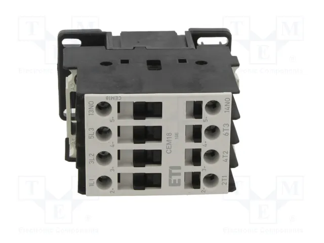 ETI POLAM Contactor CEM 3-polar 18A 230VAC ETI POLAM Contactor CEM 3-polar 18A 230VAC