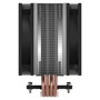 Arctic Freezer 36 Refrigerador de aire Negro y Plata con 2 Ventiladores de 120 mm