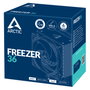 Arctic Freezer 36 Refrigerador de aire Negro y Plata con 2 Ventiladores de 120 mm