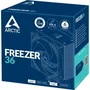 Arctic Freezer 36 - Ventilador CPU Torre - Refrigerador de Aire con 2 Ventiladores de 120 mm PWM - Compatible con Intel LGA1851, LGA1700, AMD AM4 y AM5