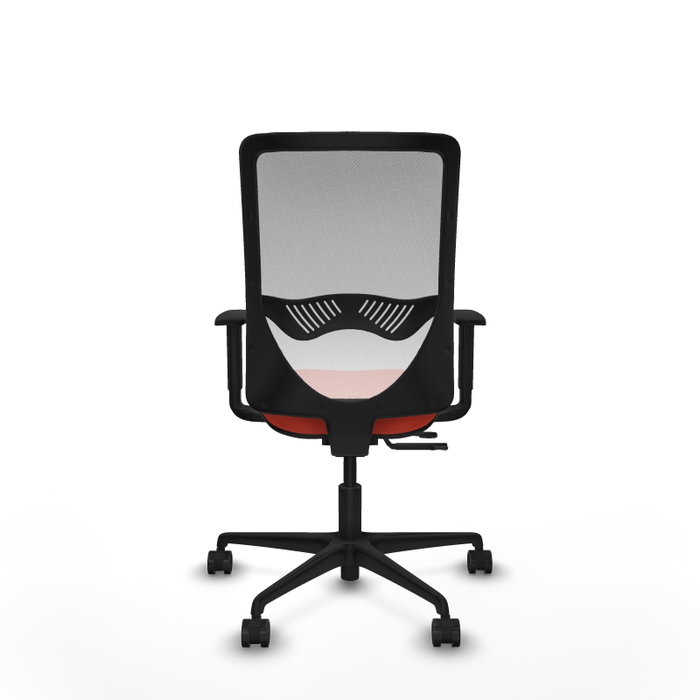 PIQUERAS Y CRESPO Silla de oficina Zulema con mecanismo Sincro/Traslack Naranja y Blanco PIQUERAS Y CRESPO Silla de oficina Zulema con mecanismo Sincro/Traslack Naranja y Blanco