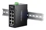 Trendnet TI-ELC80 Switch No Administrado Fast Ethernet (10/100) 8 Puertos Negro - Full Duplex, Montaje en Pared, 1 Gbit/s Capacidad