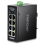 Trendnet TI-ELC80 Switch Industrial No Administrado de 8 Puertos Fast Ethernet Negro