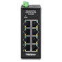 Trendnet TI-ELC80 Switch Industrial No Administrado de 8 Puertos Fast Ethernet Negro