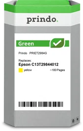 Prindo Cartucho de tinta amarillo PRIET2984G Green