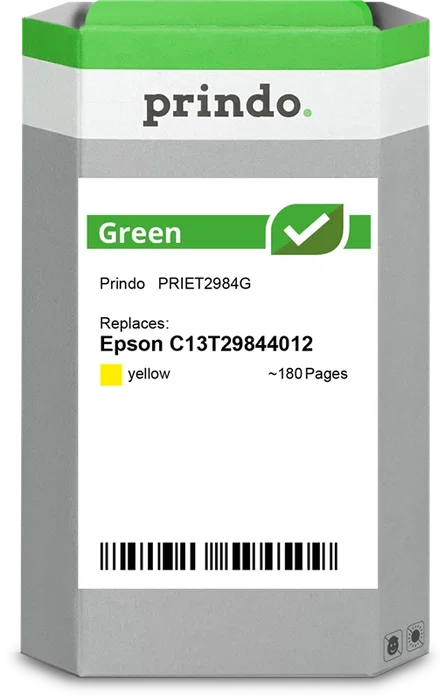 Prindo Cartucho de tinta amarillo PRIET2984G Green Prindo Cartucho de tinta amarillo PRIET2984G Green
