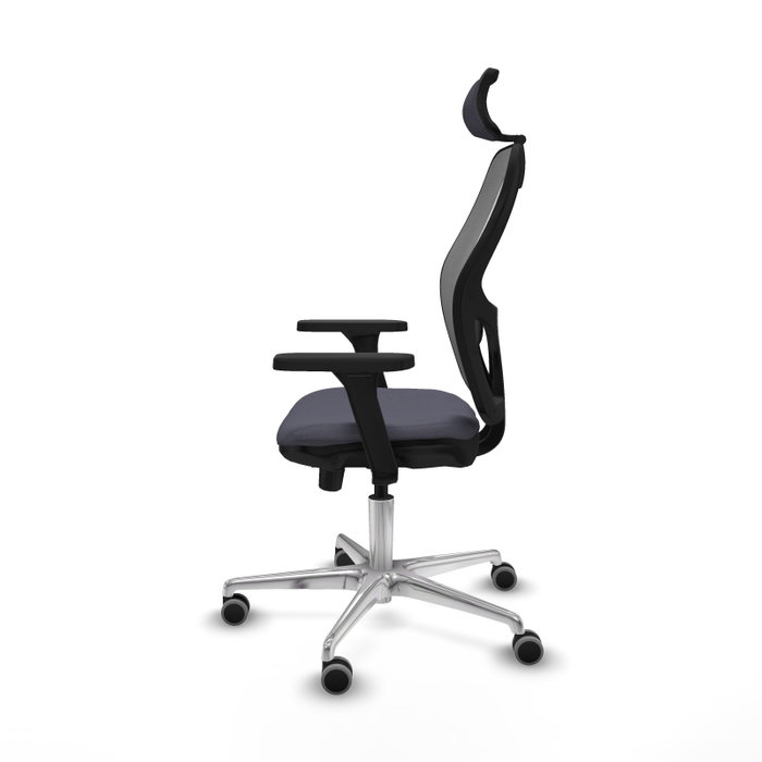 PIQUERAS Y CRESPO Silla de oficina Jorquera con mecanismo Sincro/Traslack Gris