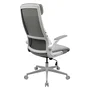 Cougar CGR-STD-ASW Silla Gaming Ergonomica con Respaldo Ajustable, Reposacabezas, Almohada Lumbar, Tela Blanco y Negro - Capacidad 120 kg