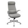 Cougar CGR-STD-ASW Silla Gaming Ergonomica con Respaldo Ajustable, Reposacabezas, Almohada Lumbar, Tela Blanco y Negro - Capacidad 120 kg