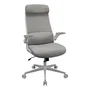 Cougar CGR-STD-ASW Silla Gaming Ergonomica con Respaldo Ajustable, Reposacabezas, Almohada Lumbar, Tela Blanco y Negro - Capacidad 120 kg