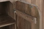 DKD Home Decor Buffet de Teca Reciclada 200x45x80 con 4 Puertas Natural