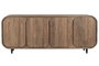 DKD Home Decor Buffet de Teca Reciclada 200x45x80 con 4 Puertas Natural