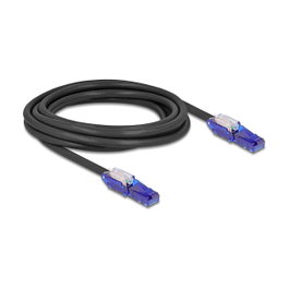 DeLOCK Cable de Red Cat6 U/UTP de 3 m con Conectores Angulares