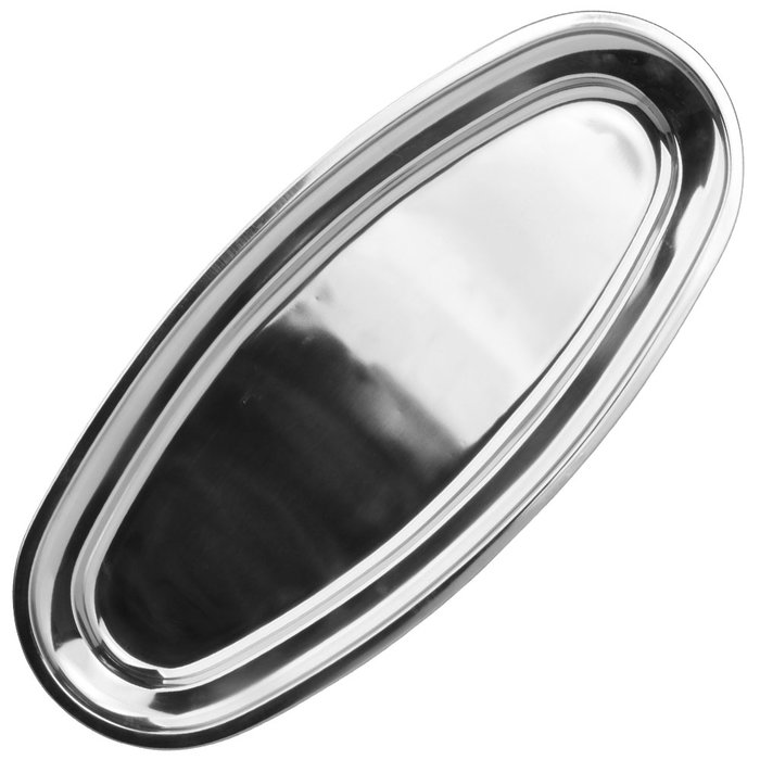 1946 Bandeja Oval 1946 Acero Inoxidable con Ala 65x29 cm 1946 Bandeja Oval 1946 Acero Inoxidable con Ala 65x29 cm
