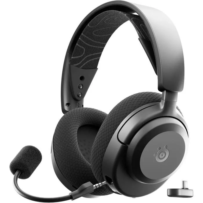 Steelseries Auriculares Inalámbricos para Juegos Arctis Nova 3XW - 40h Batería, Conexión 2.4 GHz, Compatible Xbox