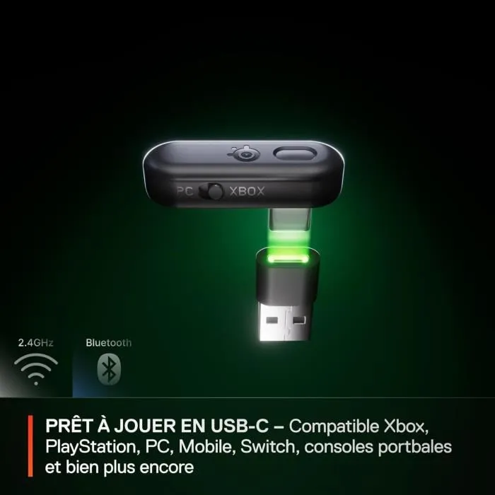 Steelseries Auriculares Inalámbricos para Juegos Arctis Nova 3XW - 40h Batería, Conexión 2.4 GHz, Compatible Xbox