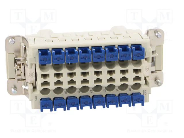 HARTING Conector HDC Han® ES Press Macho de 16 Pines